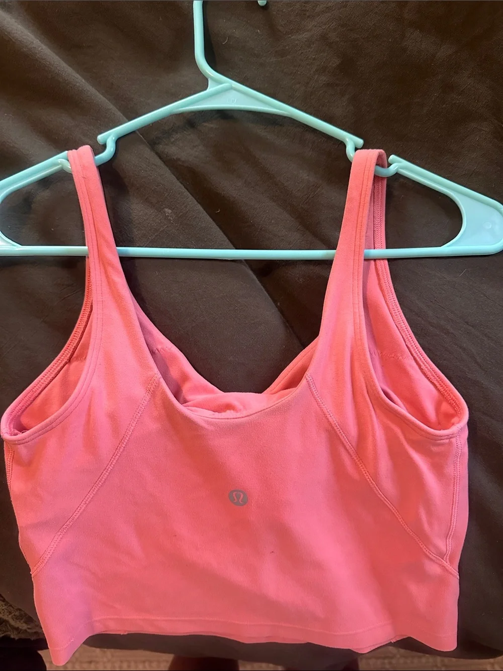 lululemon athletica Coral Pink Sports Bra Tank - Picture 2 of 2